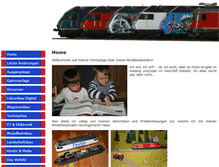 Tablet Screenshot of modellbahn.mahrer.net
